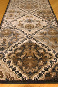 Alpi Floral Hallway Runner Rug 2587A Fume