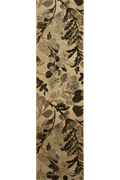 Alpi Floral Hallway Runner Rug 3013B White