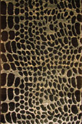 Alpi Animal Print Hallway Runner Rug 4978A Black