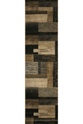 Alpi Geometric Hallway Runner Rug 9610A Fume