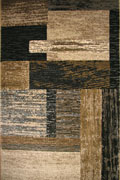 Alpi Geometric Hallway Runner Rug 9610A Fume