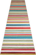 Autumn Contemporary Hallway Runner Rug 0W549 Coral