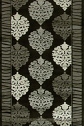 Romeo Hallway Runner Rug 1806A Black