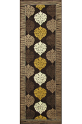 Romeo Hallway Runner Rug 1806B Brown