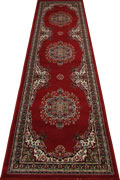 Bello Traditional Hallway Runner Rugs 99 Red