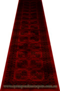 Florida Hallway Runner Rug 2911B Red Red