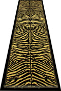 Khalaf Africa Zebra Hallway Runner Rug 275-785D