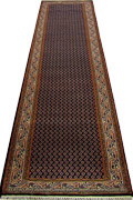 Bijar Hand Knotted Wool Hallway Runner Rug