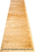 Plush Shaggy Hallway Runner Rug 3DK44 P. Beige P. Beige