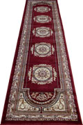 Minnesota Traditional Hallway Runner Rug 2852A Red Cream