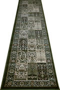 Minnesota Traditional Hallway Runner Rug 2896A Green Green