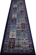 Minnesota Traditional Hallway Runner Rug 2896A Navy Navy