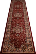 Minnesota Traditional Hallway Runner Rug 3005A Red Cream