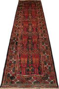 Baluch Hand Knotted Wool Runner (Size 274 x 112cm)