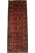 Baluch Hand Knotted Wool Runner (Size 274 x 112cm)