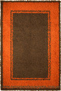 Amazon Shaggy Border Rug 33-O217