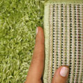 Darwin Plain Shaggy Rug 118 Green Green