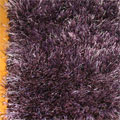 Darwin Plain Shaggy Rug 136 Violet Violet