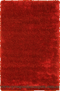 Darwin Plain Shaggy Rug 254 Red Terra