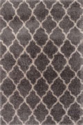 Darwin Trellis Shaggy Rugs 2806A F.Grey F.Bone