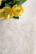 Faux Sheepskin Shaggy Rugs White