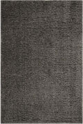 Hudson Plain Shaggy Rugs PC00A D.Grey D.Grey