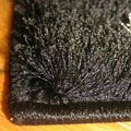 Monte Carlo Shaggy Rug 2460 Black Grey White