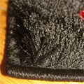 Monte Carlo Shaggy Rug 2460 Black Red White