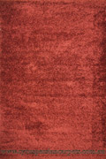 Natura Plain Shaggy Rug 7000 Red