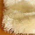 Prestige Plain Shaggy Rug RX101 Ivory