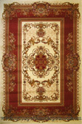 First Class Wool Traditional Medallion Rug 294-1659