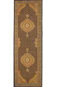 Hereke Traditional Medallion Rug Mahi Navy