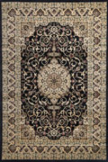 Gianni Traditional Medallion Rugs 600 Black