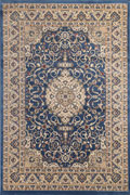 Gianni Traditional Medallion Rugs 600 Blue