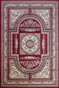 Minnesota Traditional Medallion Rug 2852A Red Cream