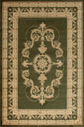 Minnesota Traditional Medallion Rug 3354A Green Green