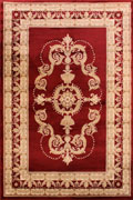 Minnesota Traditional Medallion Rug 3354A Red Red