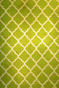 Delhi Trellis Pattern Wool Reversible Rugs Diamond Green