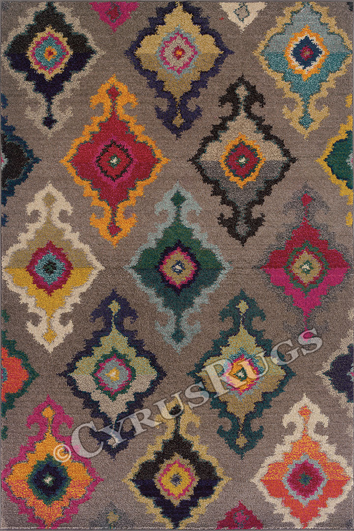 Montezuma Contemporary Abstract Rugs 5990E - Click Image to Close