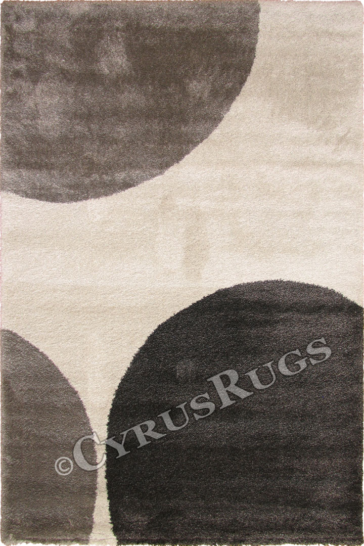 Manhattan Modern Circle Design Rugs 5950-7V01 Cream - Click Image to Close