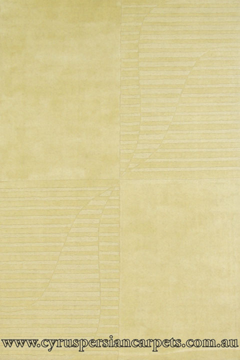 Soft Wool Modern Plain Rug Ayub 8225 White - Click Image to Close