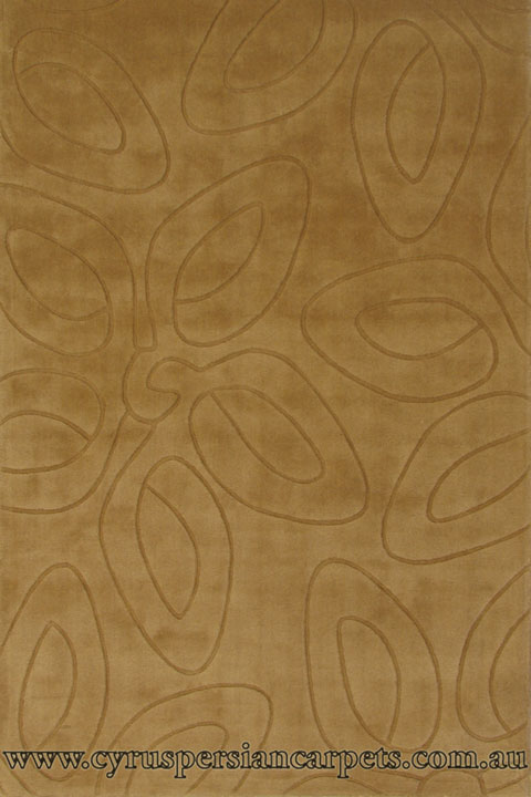 Soft Wool Modern Plain Abstract Rug SLM 9137 Beige - Click Image to Close