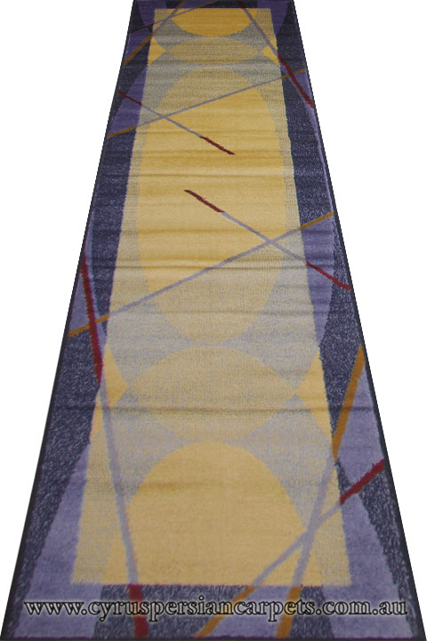 Sahra Hallway Runner Rug 5240-P60 Blue - Click Image to Close