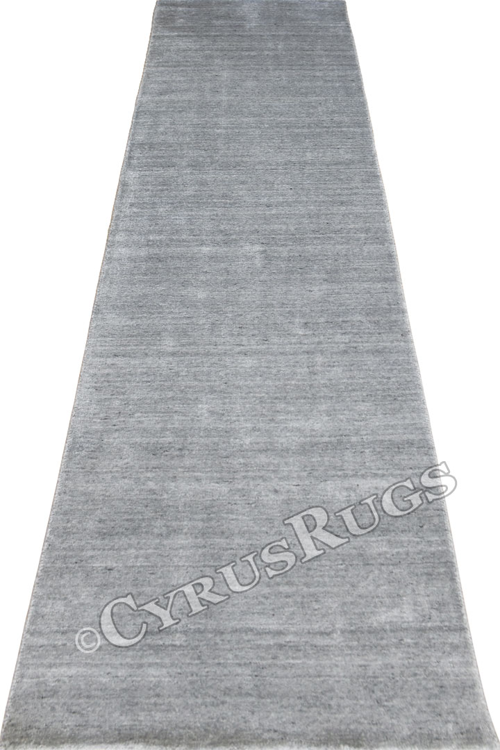 Hamilton Plain Wool Hallway Runner Rugs Plain Ivory - Click Image to Close