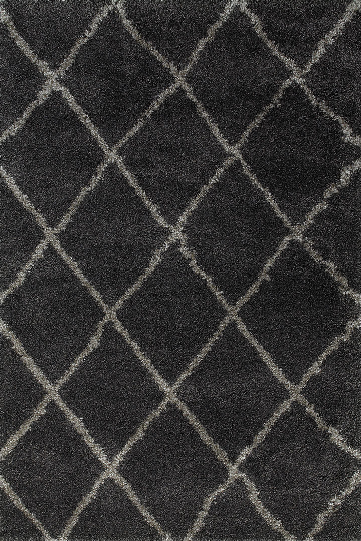 Coco Diamond Pattern Shaggy Rugs 90-K - Click Image to Close