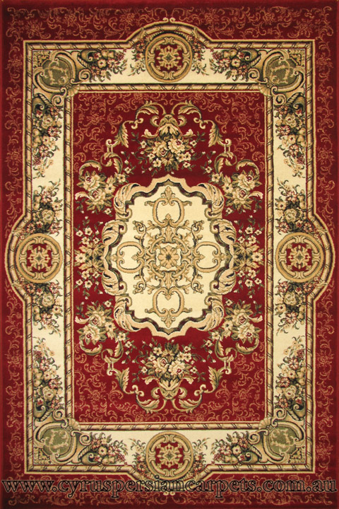 First Class Wool Traditional French Design Rug 22-3317 - Click Image to Close