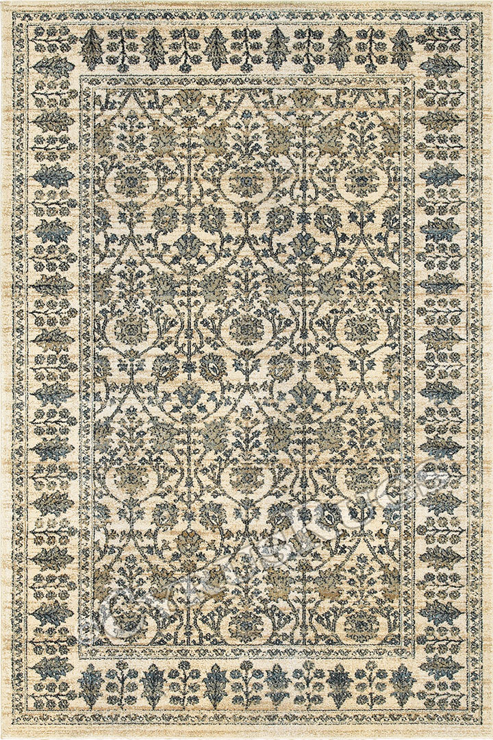 Jasmine Traditional Floral Rugs 501-U - Click Image to Close