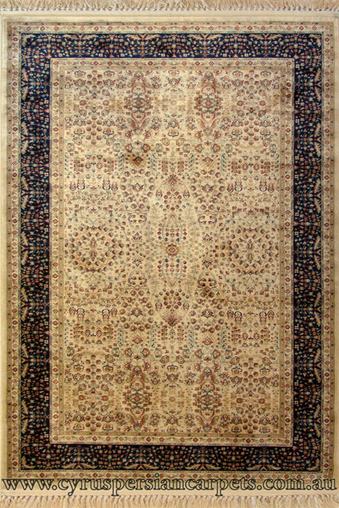 Mosaic Traditional Border Rug 211-49X - Click Image to Close