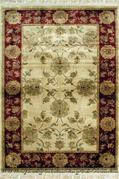 Mosaic Traditional Floral Rug 952-49W - Click Image to Close