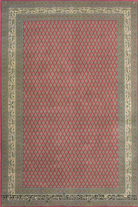 5 Star Wool Traditional Border Rug 148-3612 - Click Image to Close